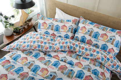 Queens Parade Cotton Duvet Set with Fabric Bag