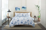 Solent Reversible Duvet Set with Fabric Bag