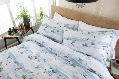 Waders Cotton Duvet Set with Fabric Bag