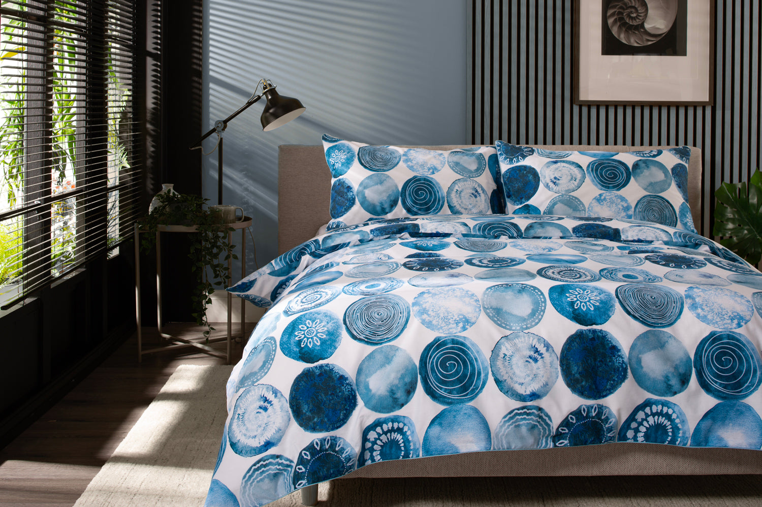 Blue Shells Duvet Set