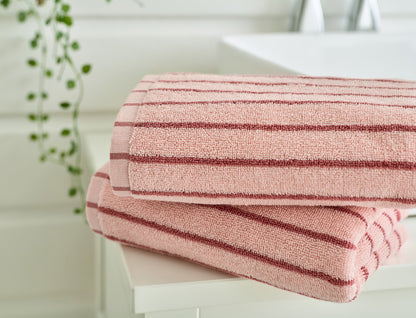 Malmo Stripe - Pink/Rose Close-Up