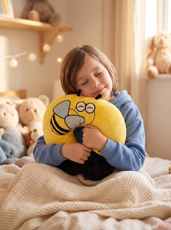 Cozytime Microbead Cushion – Bee