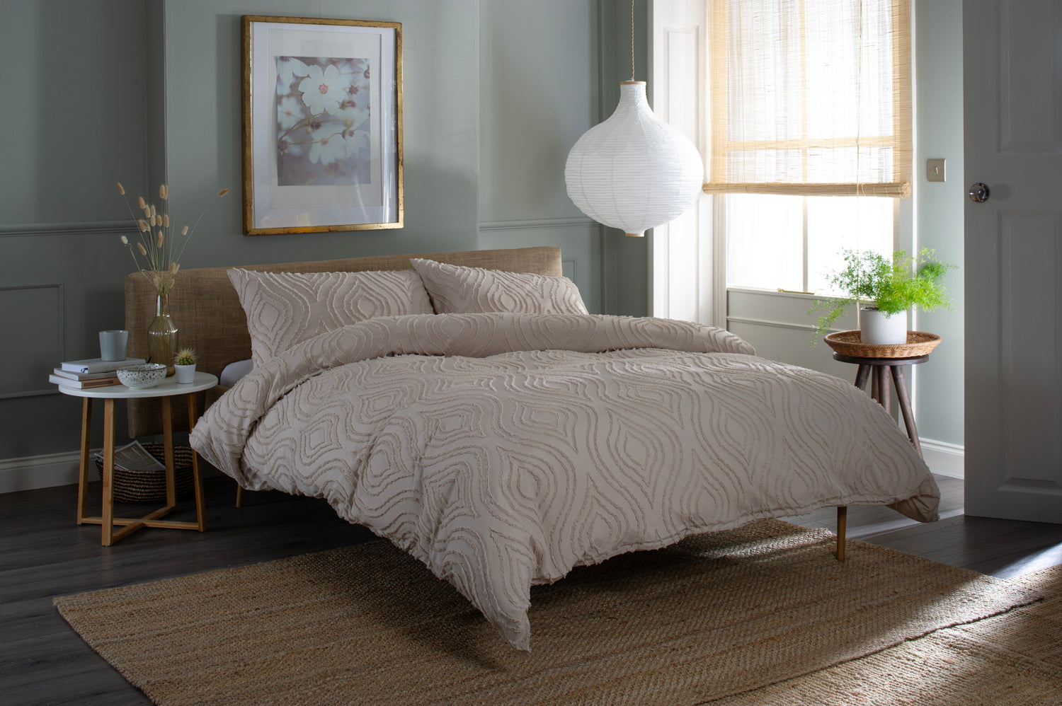 Ogee Textured Easy Care Duvet Bedlinen