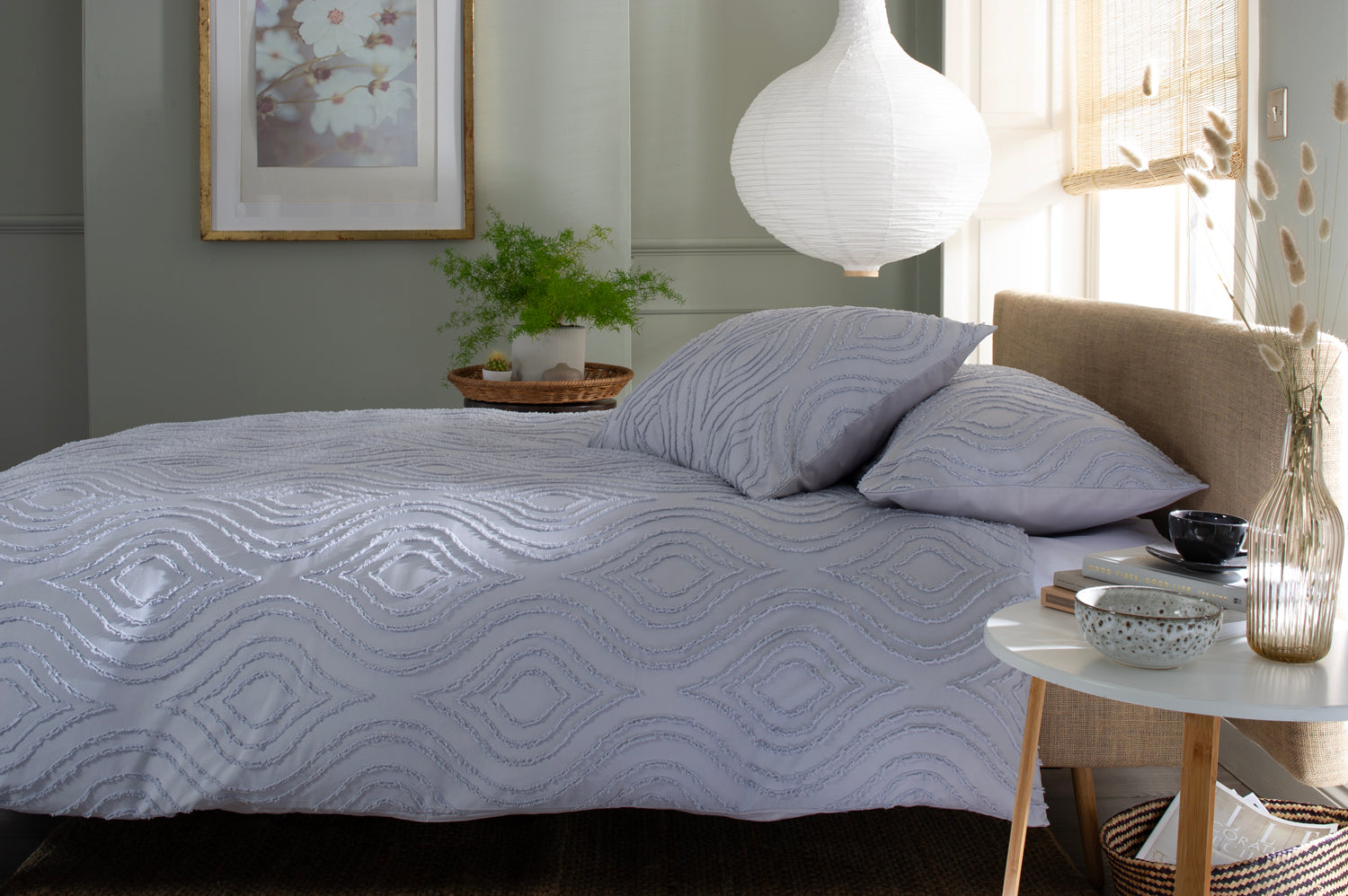 Ogee Textured Easy Care Duvet Bedlinen