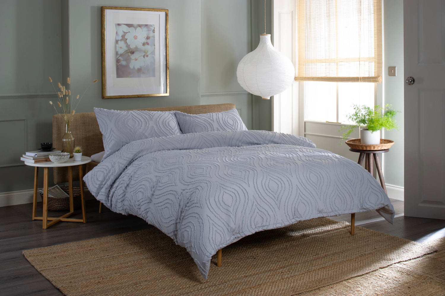 Ogee Textured Easy Care Duvet Bedlinen