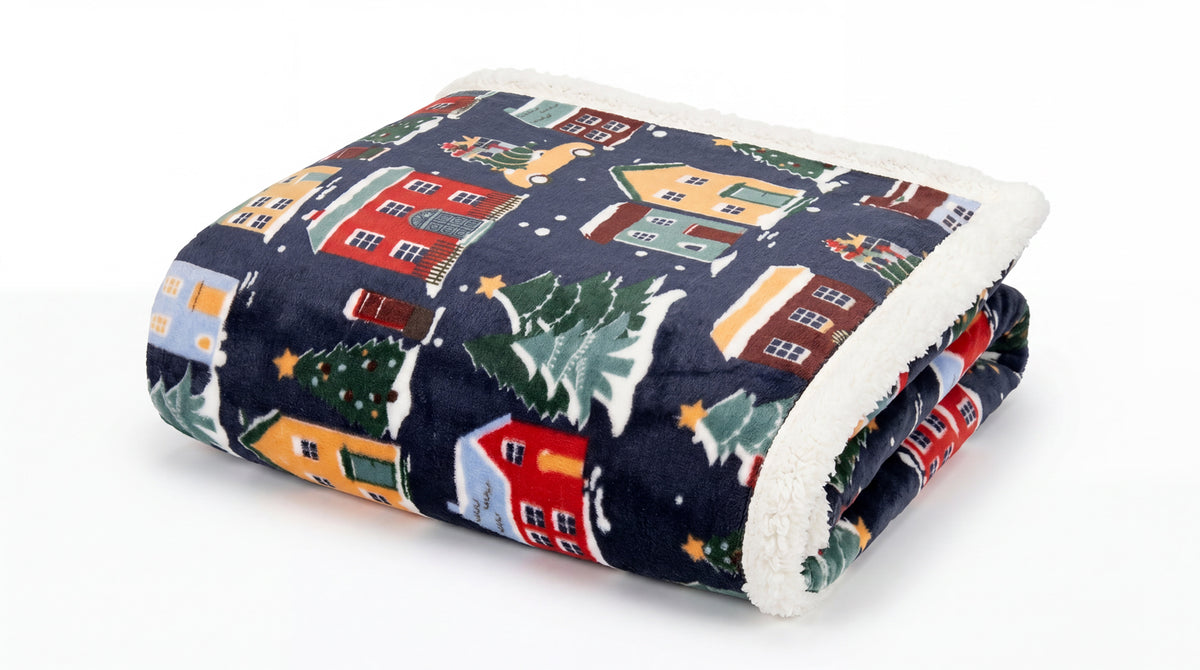Oslo Houses Throw