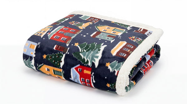 Oslo Houses Throw