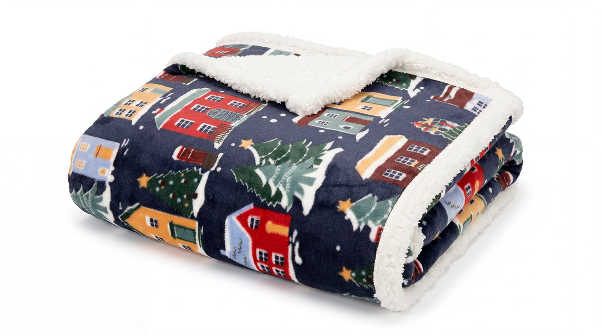 Oslo Houses Throw