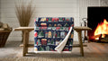 Oslo Houses Throw