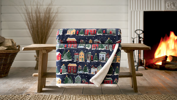 Oslo Houses Throw