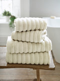 Ribbleton Zerotwist Cotton Towels in Ivory