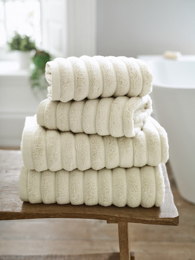 Ribbleton Zerotwist Cotton Towels in Ivory