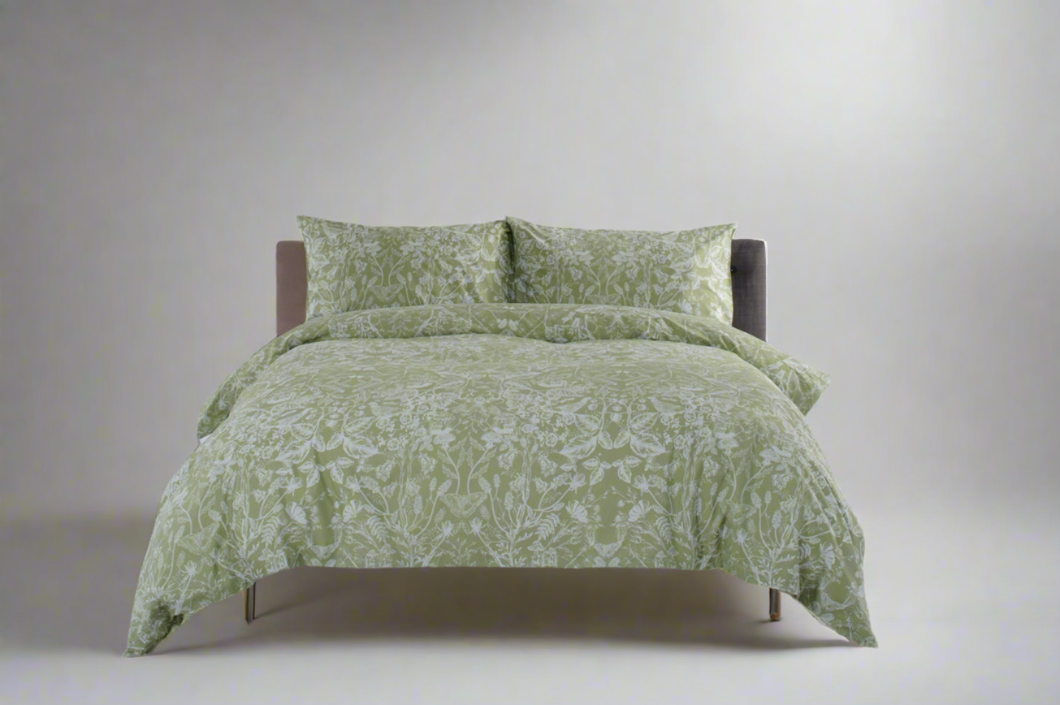 Secret Garden Sage 200 Thread Count Cotton Rich Bedlinen Duvet set