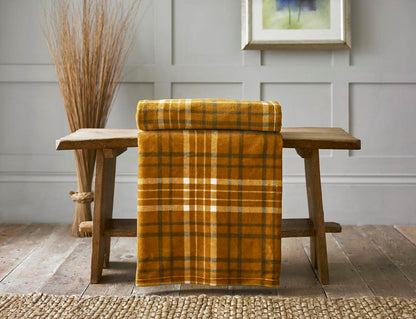 Snuggle Touch Microfibre Tartan Throw