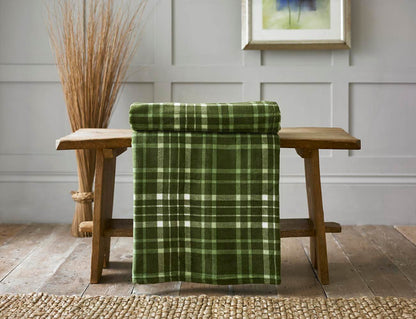 Snuggle Touch Microfibre Tartan Throw