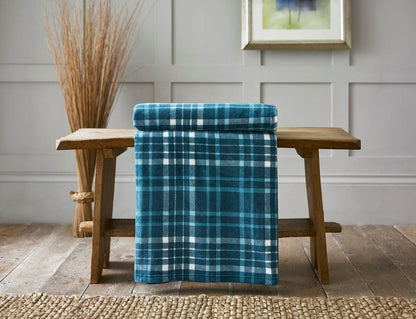 Snuggle Touch Microfibre Tartan Throw