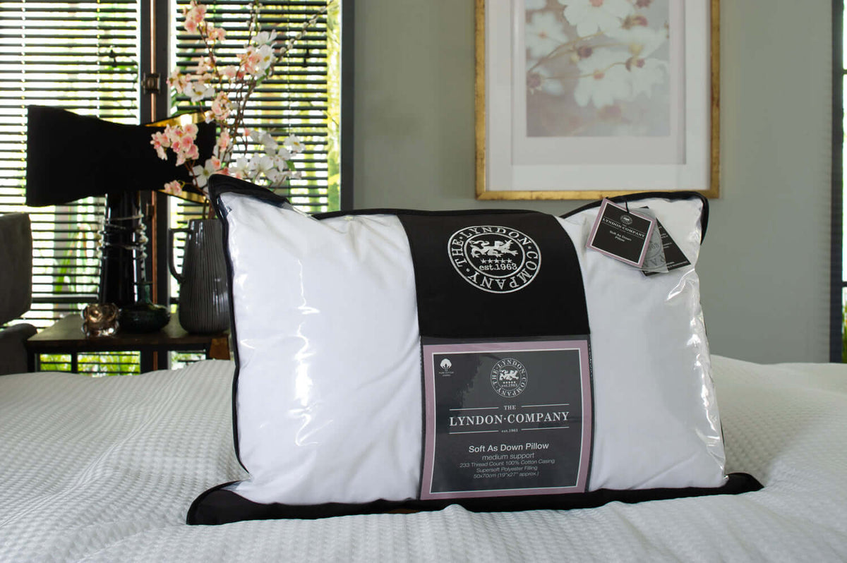 Soft as Down Fibre Pillow -  Soft to Medium