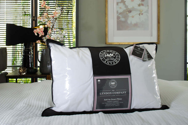 Soft as Down Fibre Pillow -  Soft to Medium