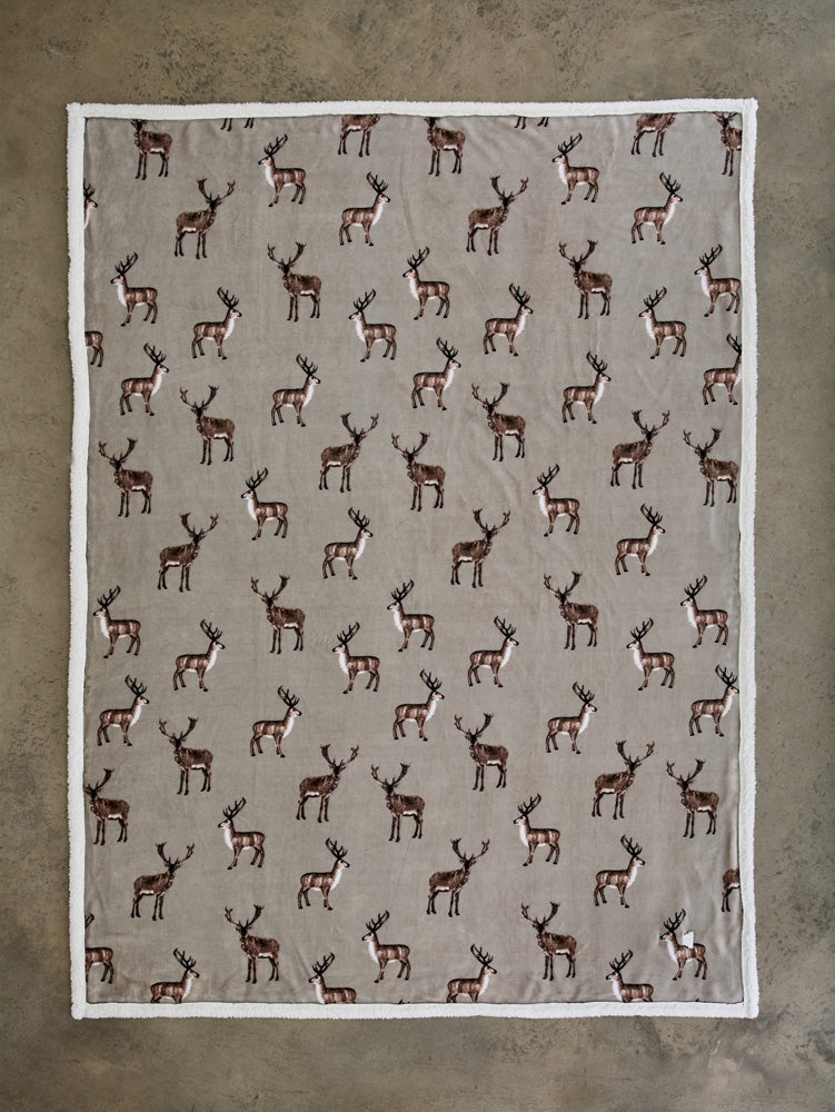 Sterling Stag Heated Throw