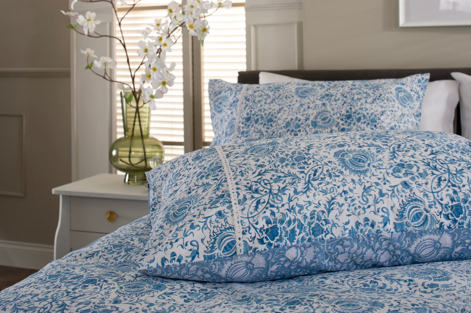 Sterling Printed Percale Cotton Duvet Set