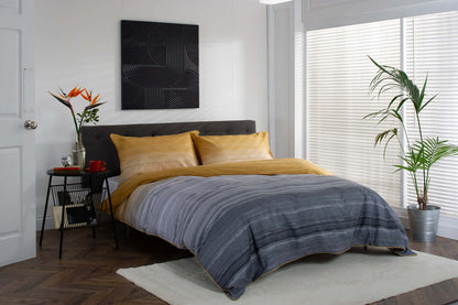 Sunset Printed Percale Cotton Duvet Set