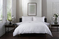 Framed Double Flange Silver Duvet Set | The Lyndon Company