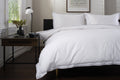 Framed Double Flange Silver Duvet Set | The Lyndon Company