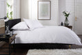 Framed Double Flange Silver Duvet Set | The Lyndon Company