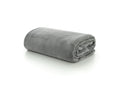 Coco Touch Throw in Grey, on white