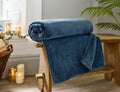 Coco Touch Throw in Navy