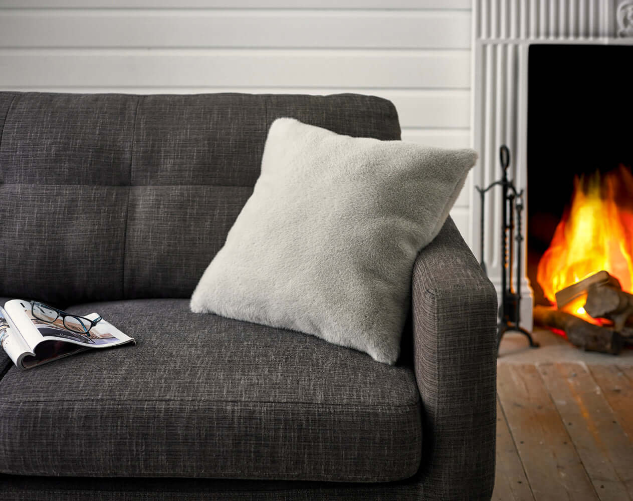 Ashford Supersoft Faux Fur Cushion