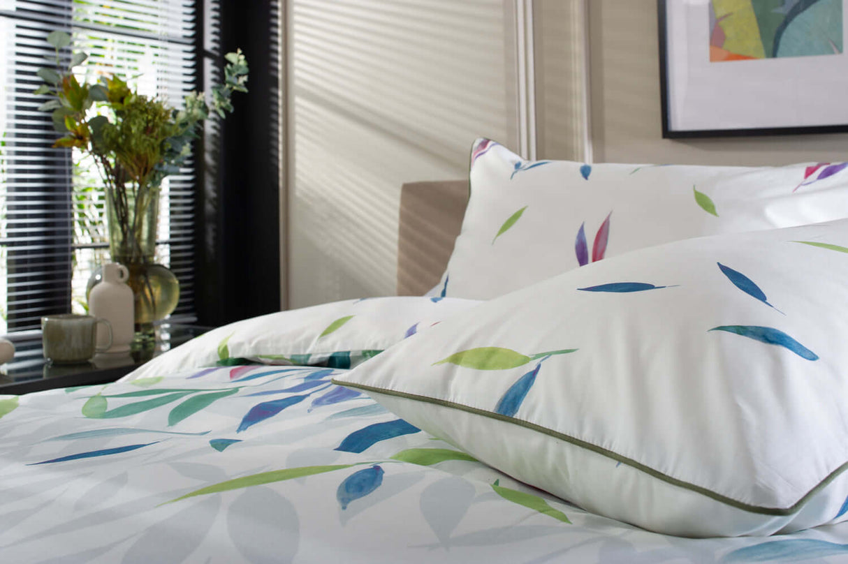 Bamboo Leaves Reversible Duvet Set
