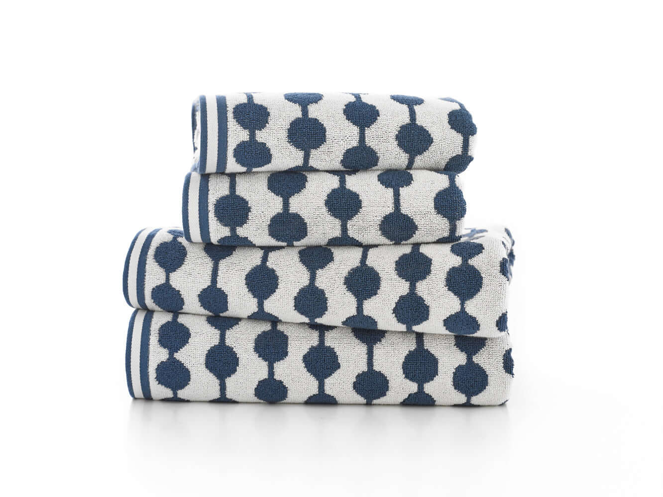 Lyndon Company bobble towels, soft cotton, absorbent, stylish design for bathroom or spa use, by Deyongs.