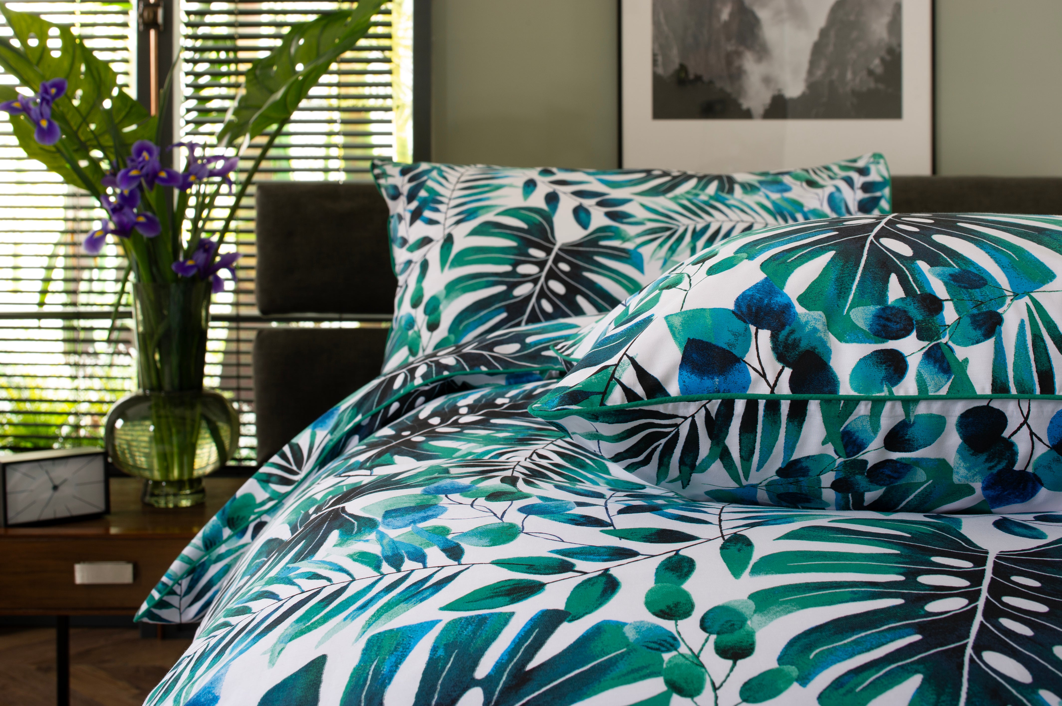 Brazil 180 Thread Count Cotton Digital Printed Duvet Cover Set