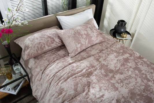 Chatsworth Crushed Velvet Duvet Set with Fabric Bag