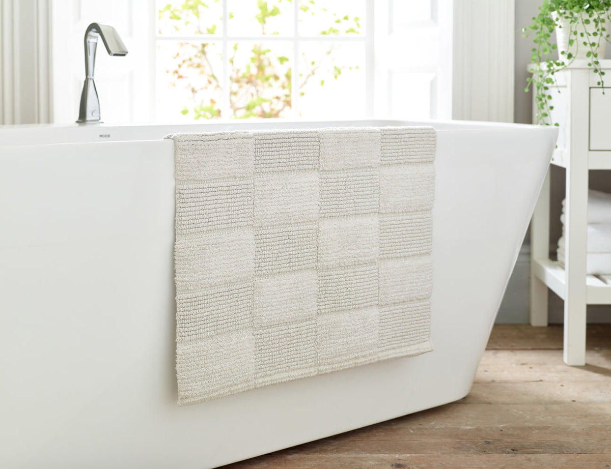 Egyptian Spa Bath Mat Silver