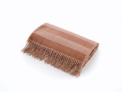 Elgin Soft Faux Cashmere Stripes Throw