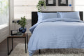 Gingham Double Piped Edges Cotton Duvet
