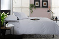 Gingham Double Piped Edges Cotton Duvet