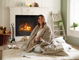 Sandringham Faux Fur Heated Throw - 130x170cm