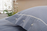 Southport Cotton Duvet Set with Button Cuff Detail