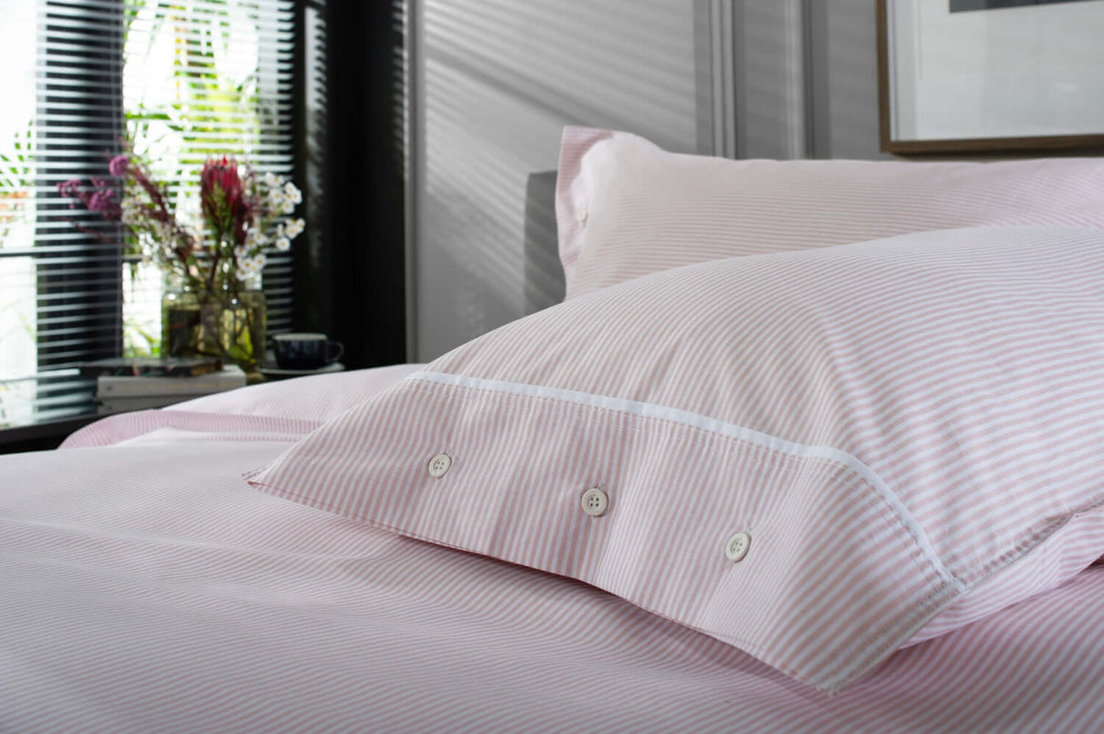 Southport Cotton Duvet Set with Button Cuff Detail