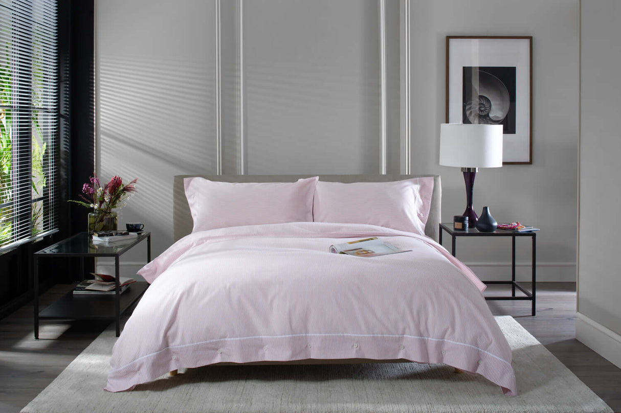 Southport Cotton Duvet Set with Button Cuff Detail