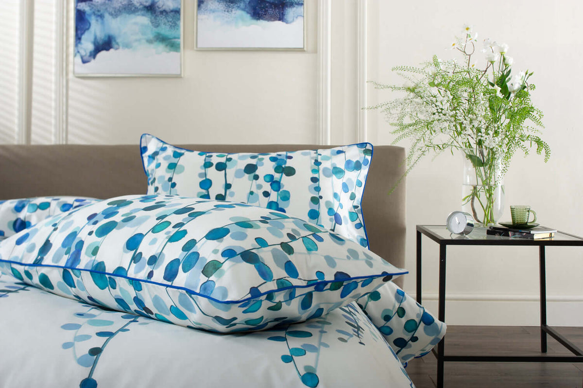 String of Pearls Percale Duvet Set