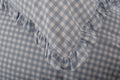 TLC Gingham Frilled Duvet Set Fog
