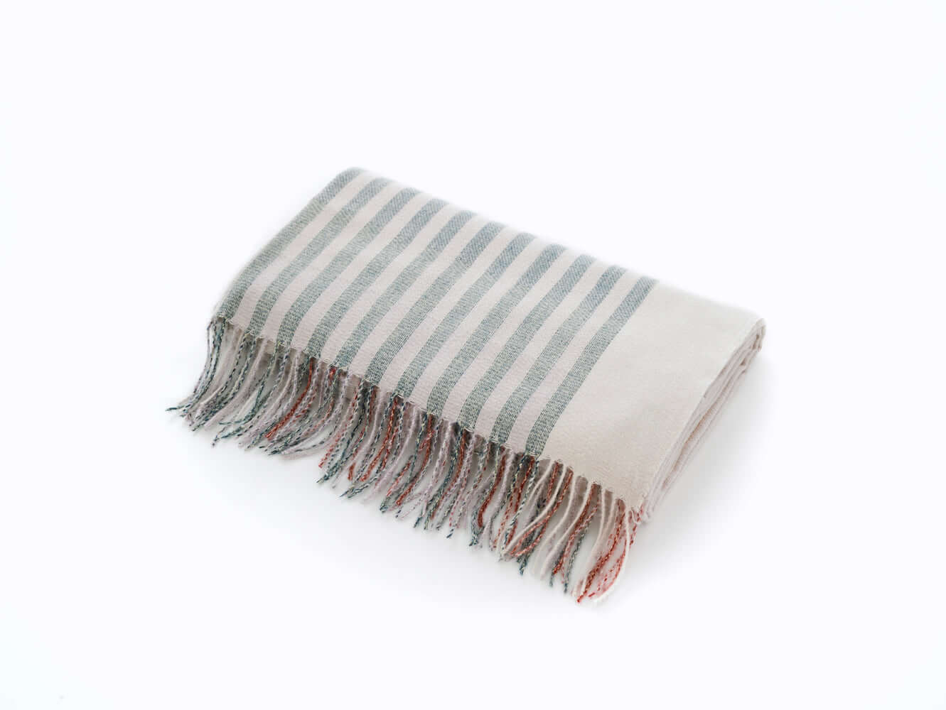 Gorgan Soft Faux Cashmere Stripes Throw