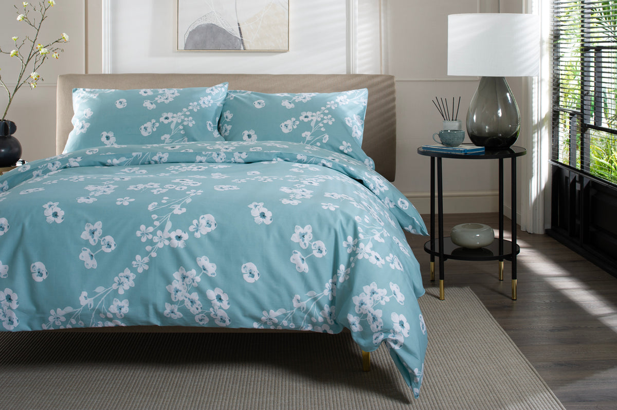 TLC Petite Fleur Duck egg half bed