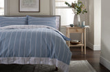 TLC Pinstripe Duvet Set - Fog