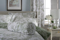 TLC Toile Sage Bolster detail