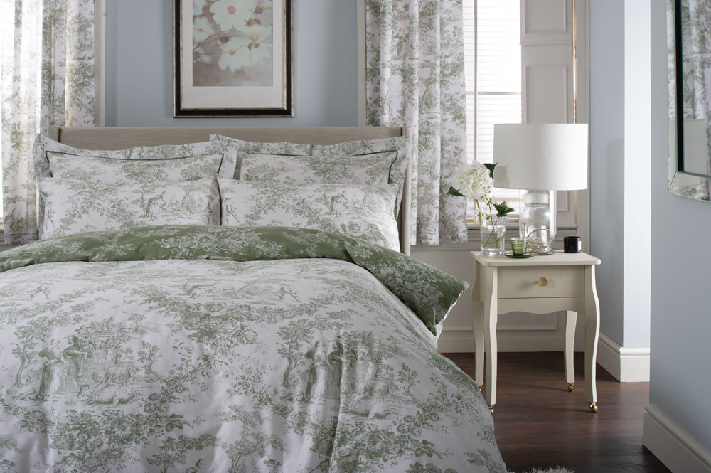 TLC Toile Sage half bed